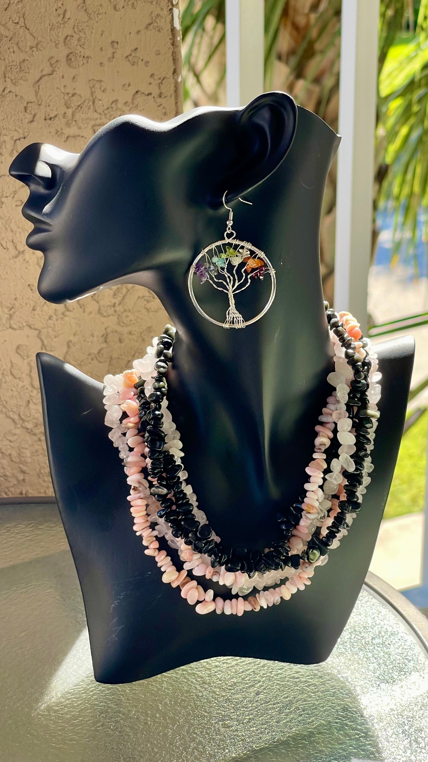 Rainbow Tree of Life Earrings