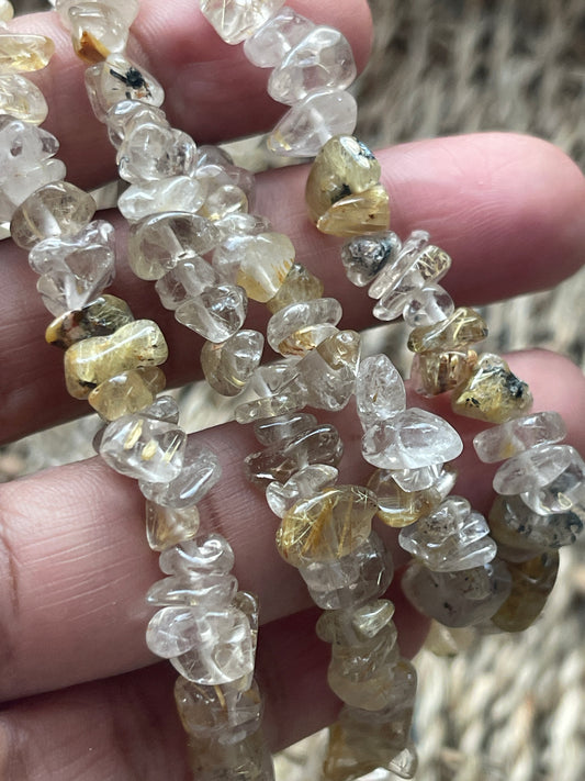 Rutilated Quartz Necklace From Pure Energy Crystals