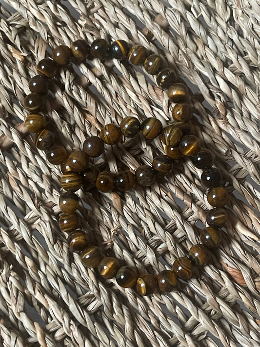 Tigers Eye Bracelets In Florida at Pure Energy Crystals In a basket
