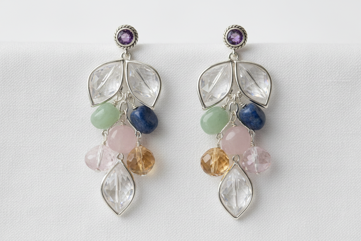 crystal earrings