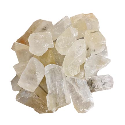 Clear to White Calcite Crystals