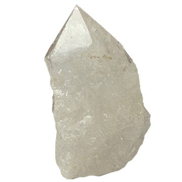 Quartz Polished Points with a Flat Base