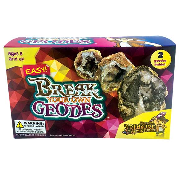 Easy Break Your Own Geodes Kit 2 Geodes