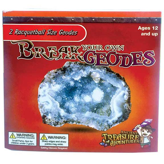 Break Your Own Geodes Kit 2 Racquetball Sized Geodes