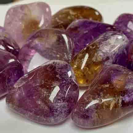 Ametrine Tumbled Polished Stones