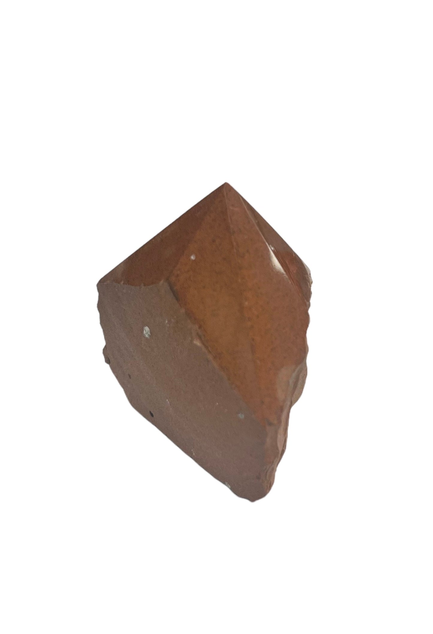 Red Jasper Polished Points with a Flat Base