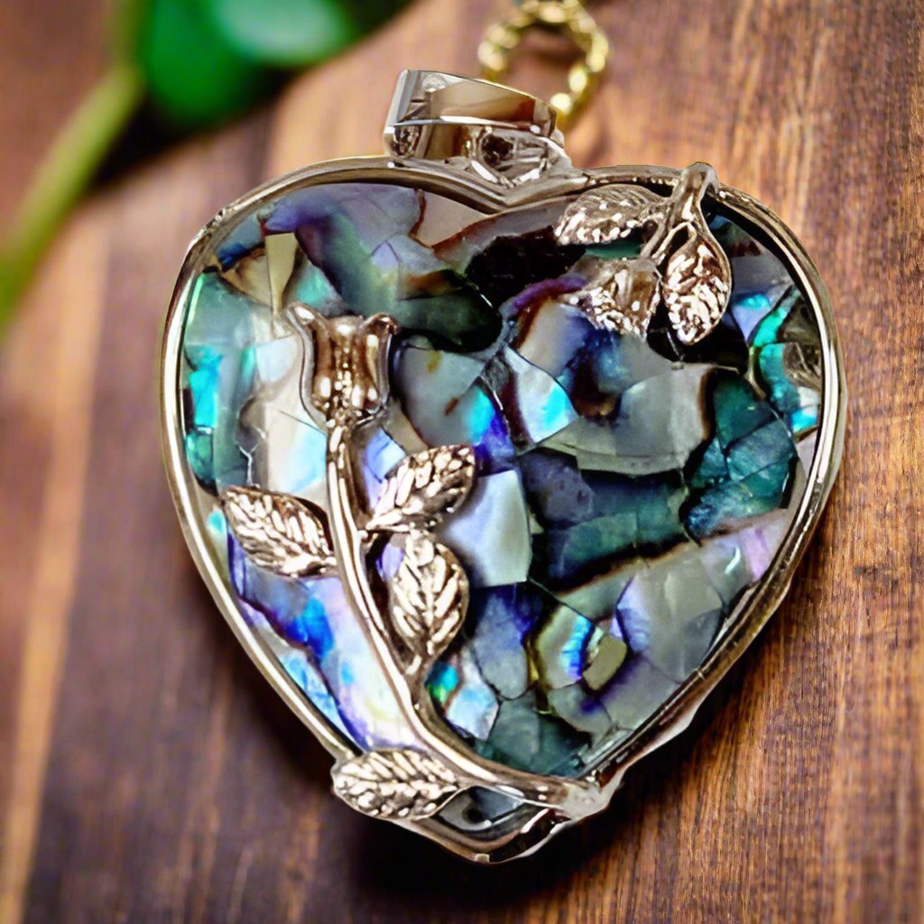 Abalone Heart Pendant