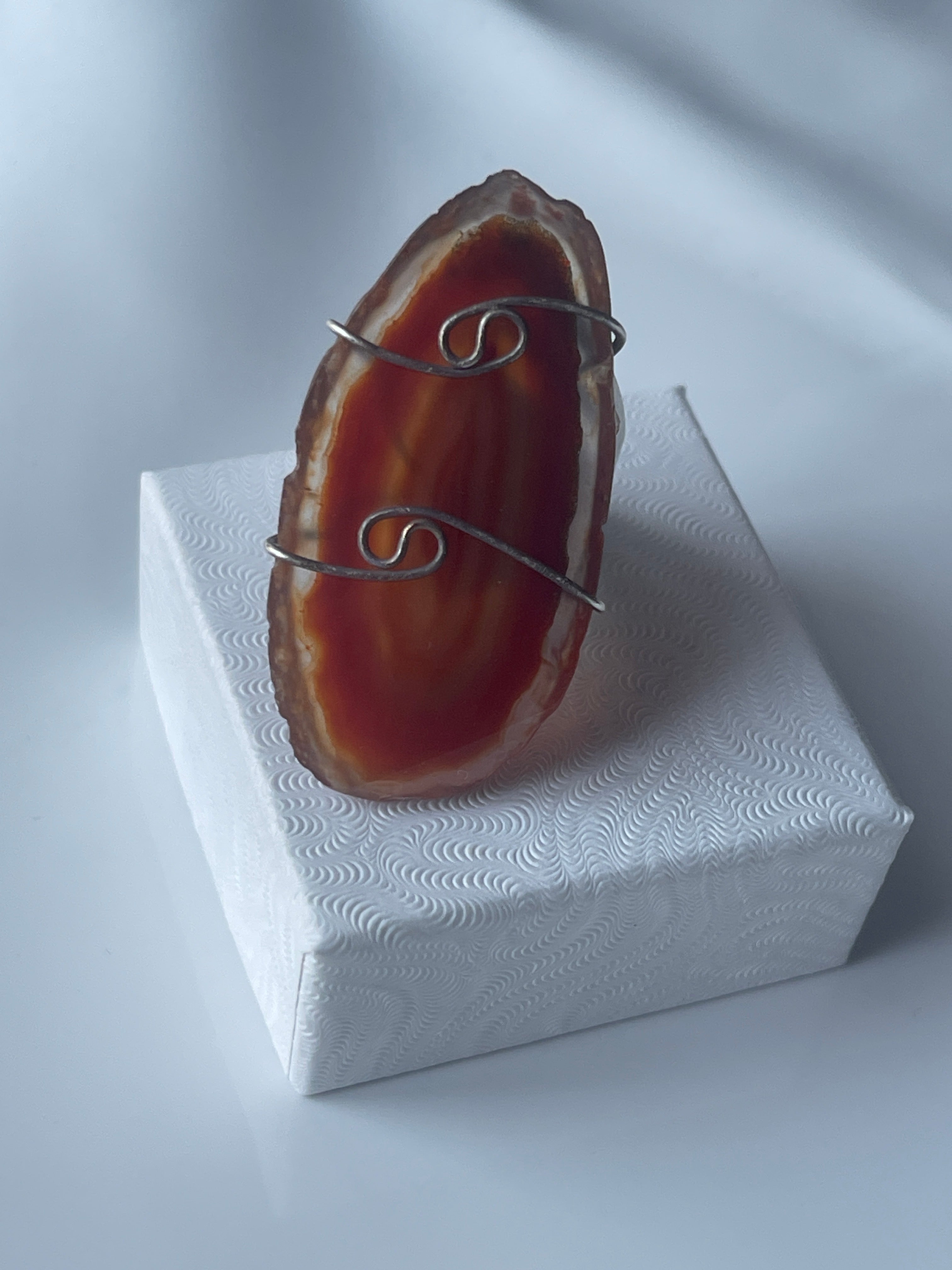 Agate Slice Rings