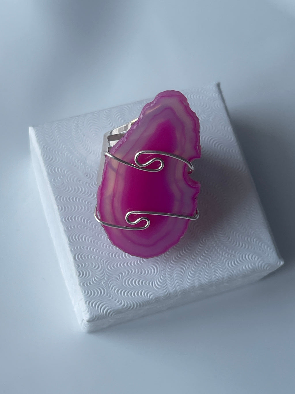 Agate Slice Ring