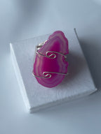 Agate Slice Ring