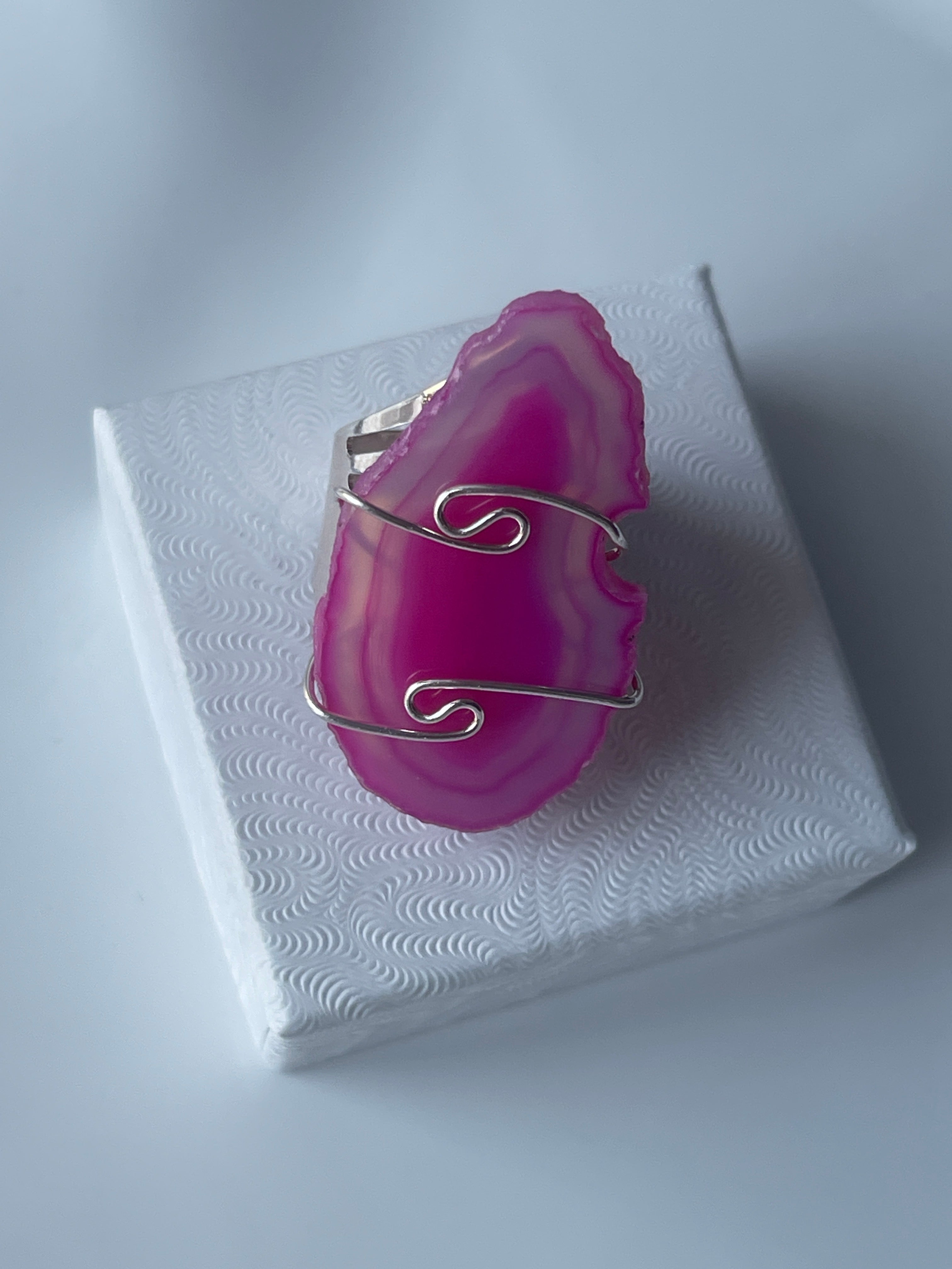 Agate Slice Ring