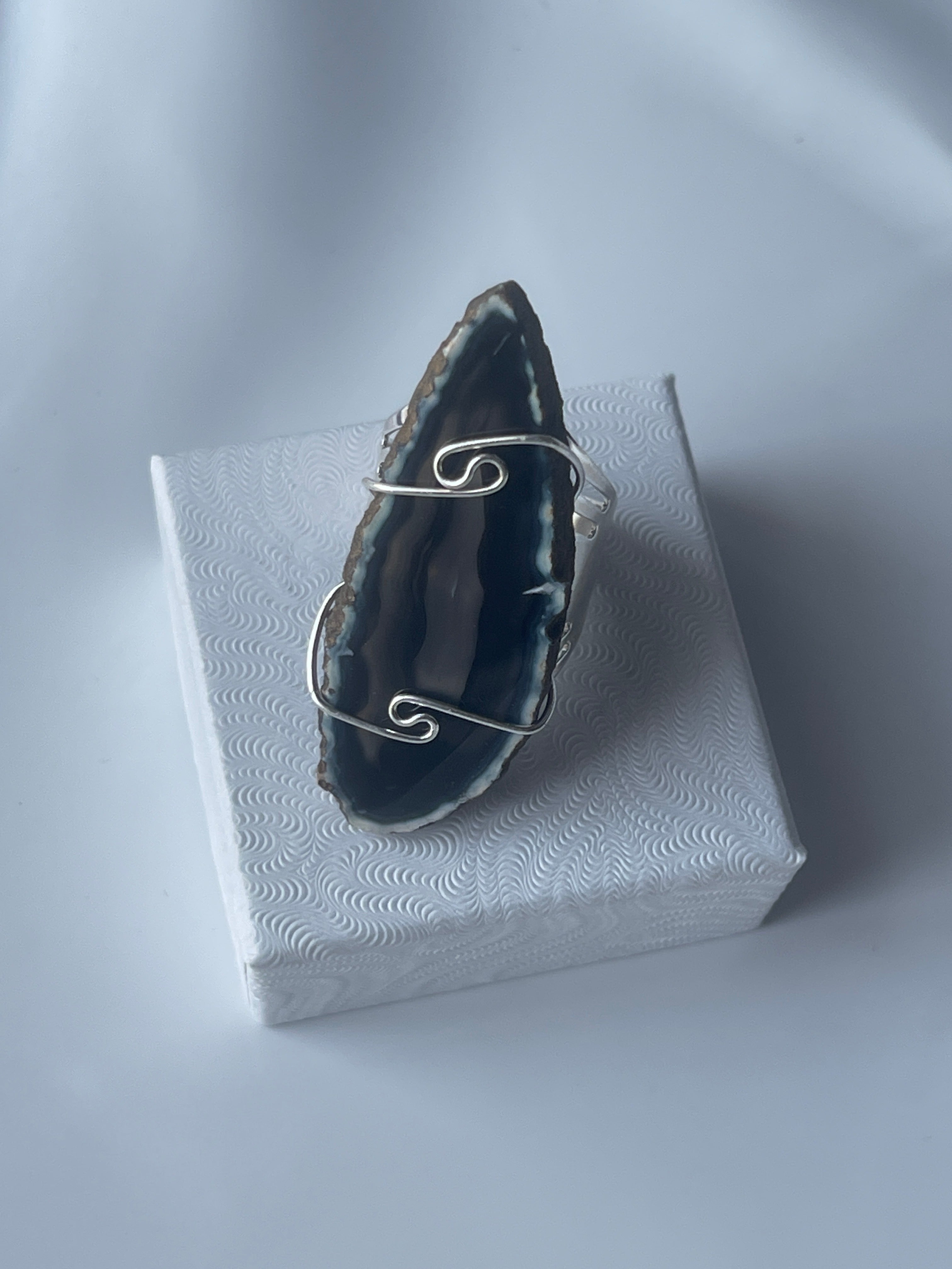 Agate Slice Ring