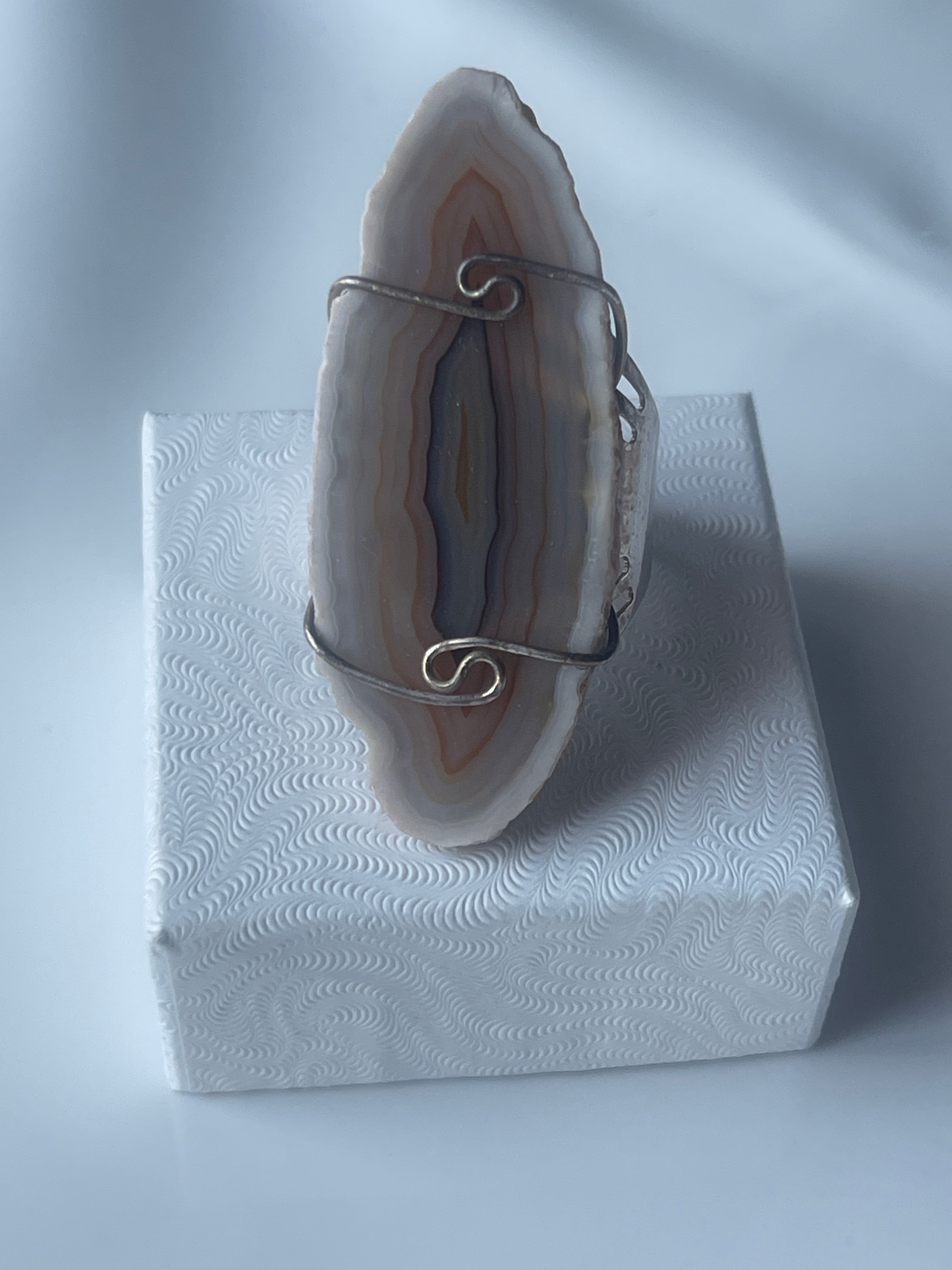 Agate Slice Rings