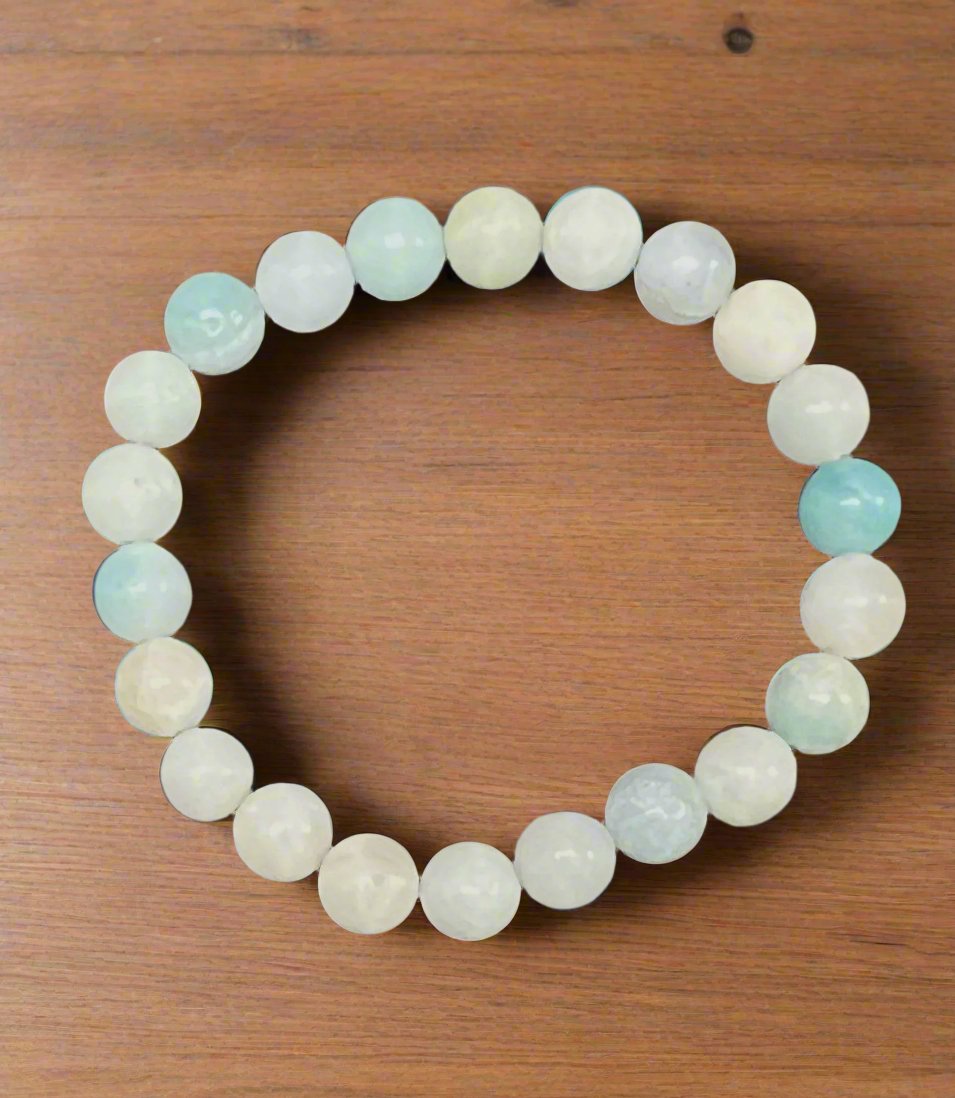 Amazonite 8mm Round Bracelets