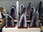 Amethyst Cathedral with a Wood Base Lot
