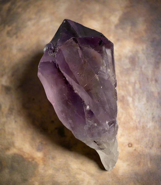 Amethyst Crystal Point with Drilled Hole