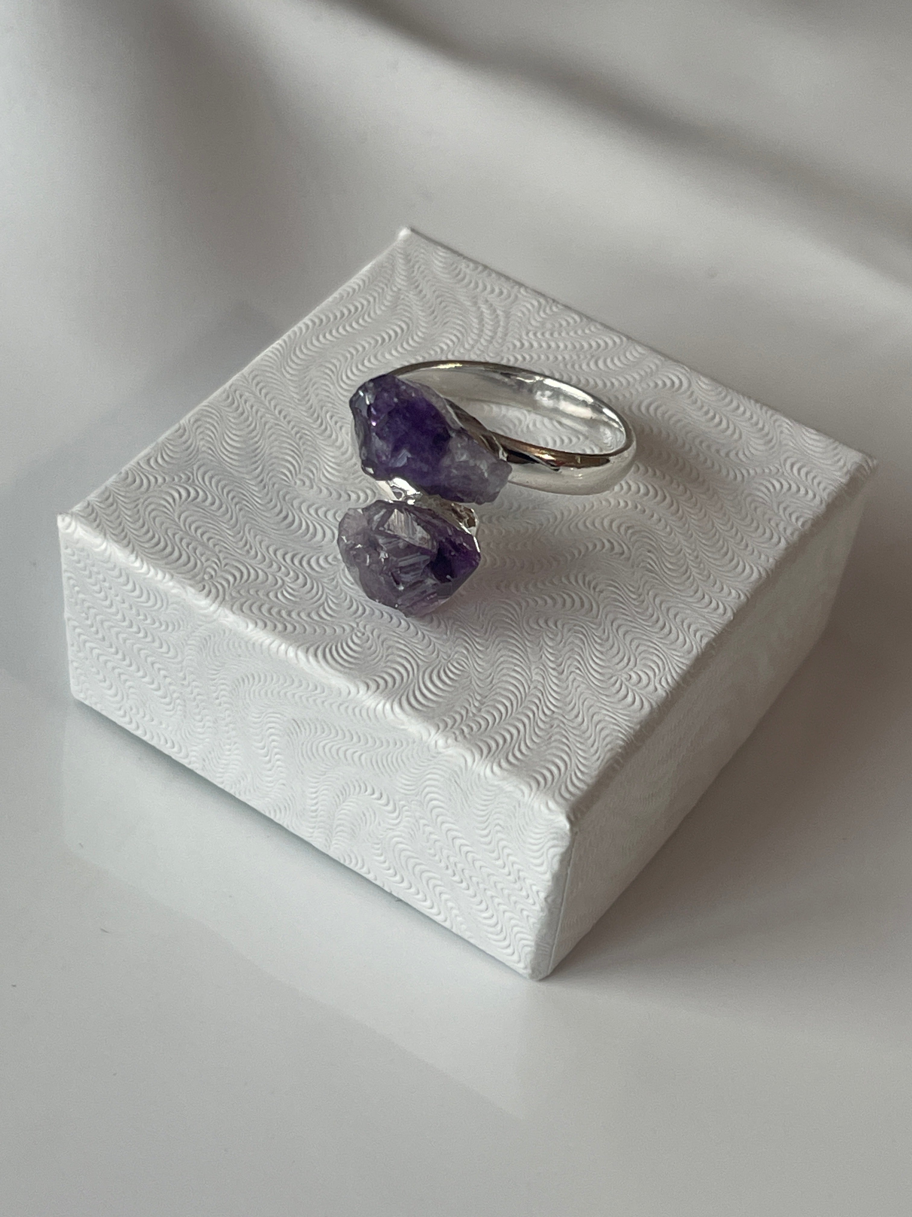 Amethyst Natural Rings