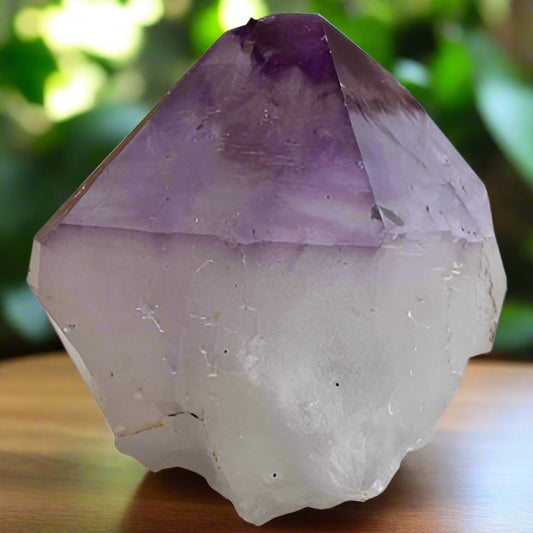 Amethyst Polished Points with a Flat Base