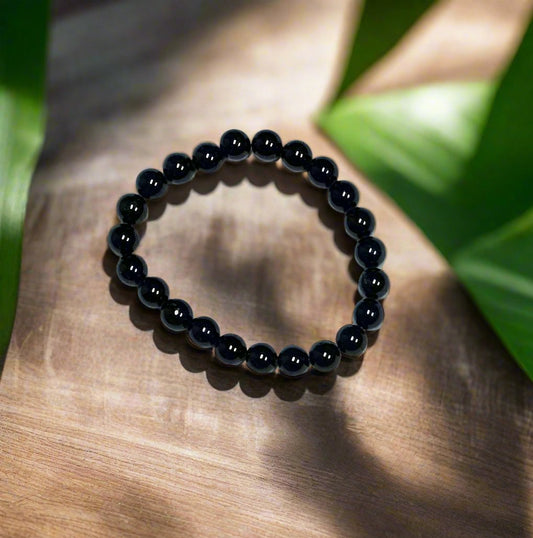 Black Agate Nugget Bracelets