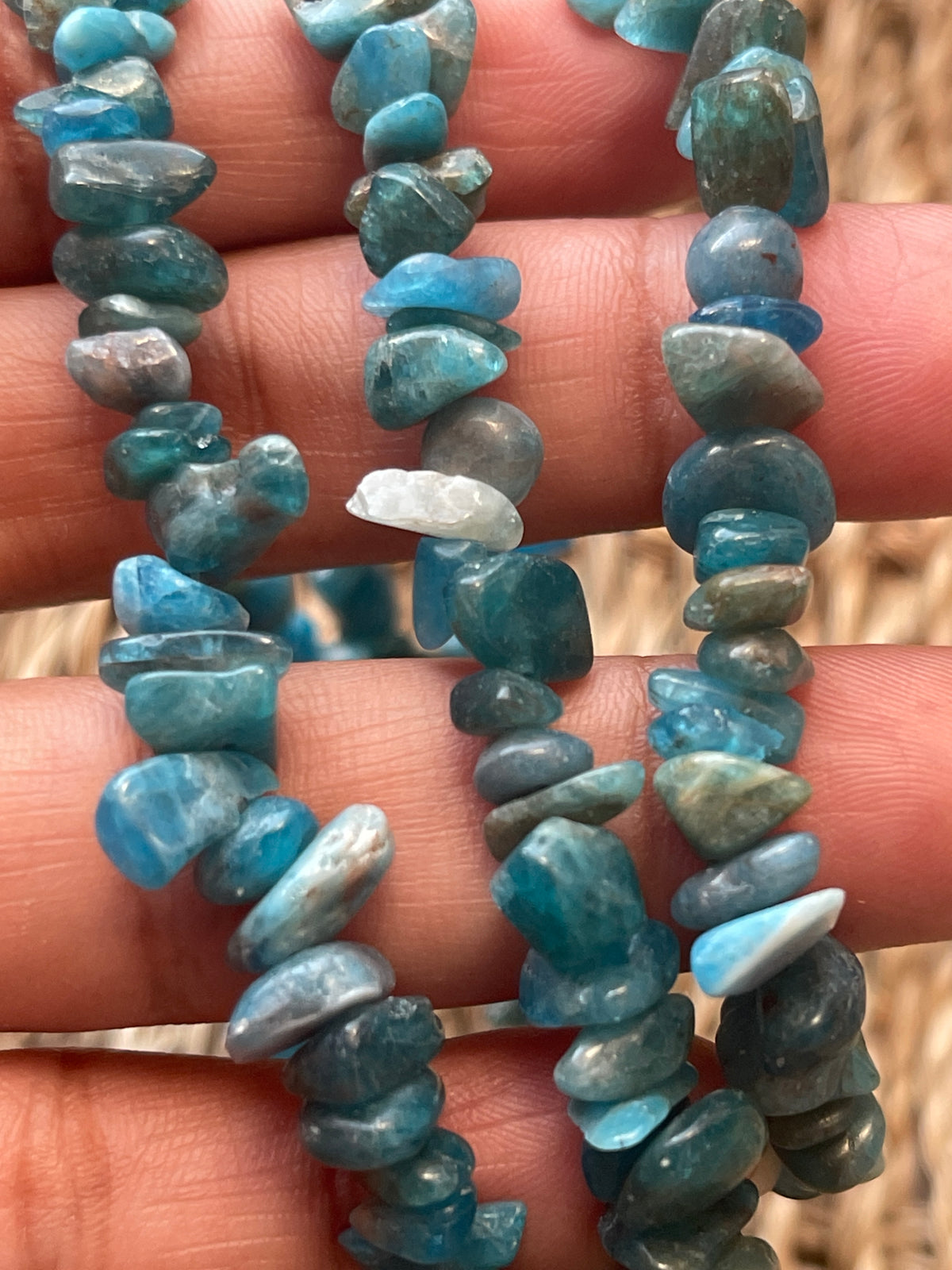 Blue Apatite Necklace From Pure Energy Crystals 