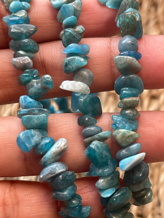 Blue Apatite Necklace From Pure Energy Crystals 