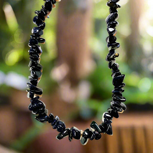 Blue Goldstone Necklaces 30-32 Inches