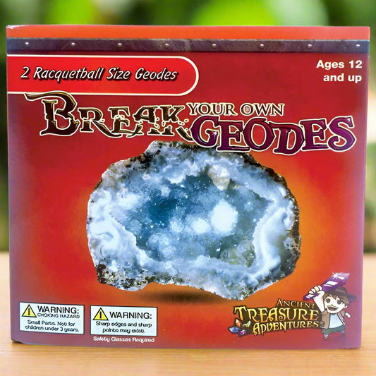 Break Your Own Geodes Kit 2 Racquetball Sized Geodes