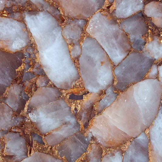 Calcite Metal Matrix Lapidary Rough