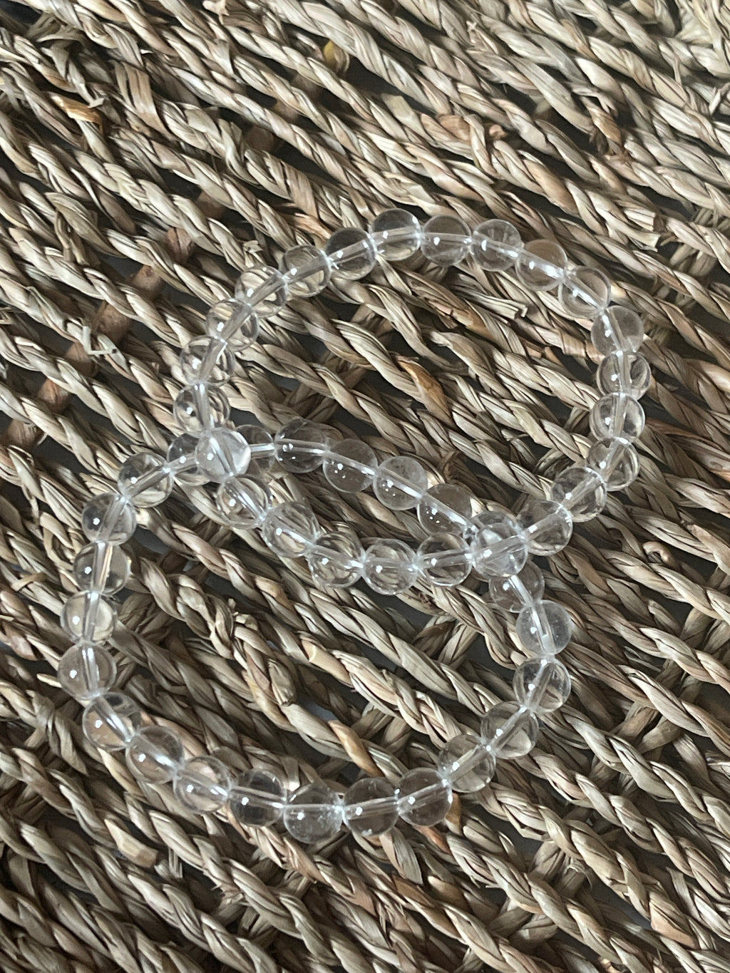 Clear Quartz Bracelet in Florida from Pure Energy Crystals In a basket 
