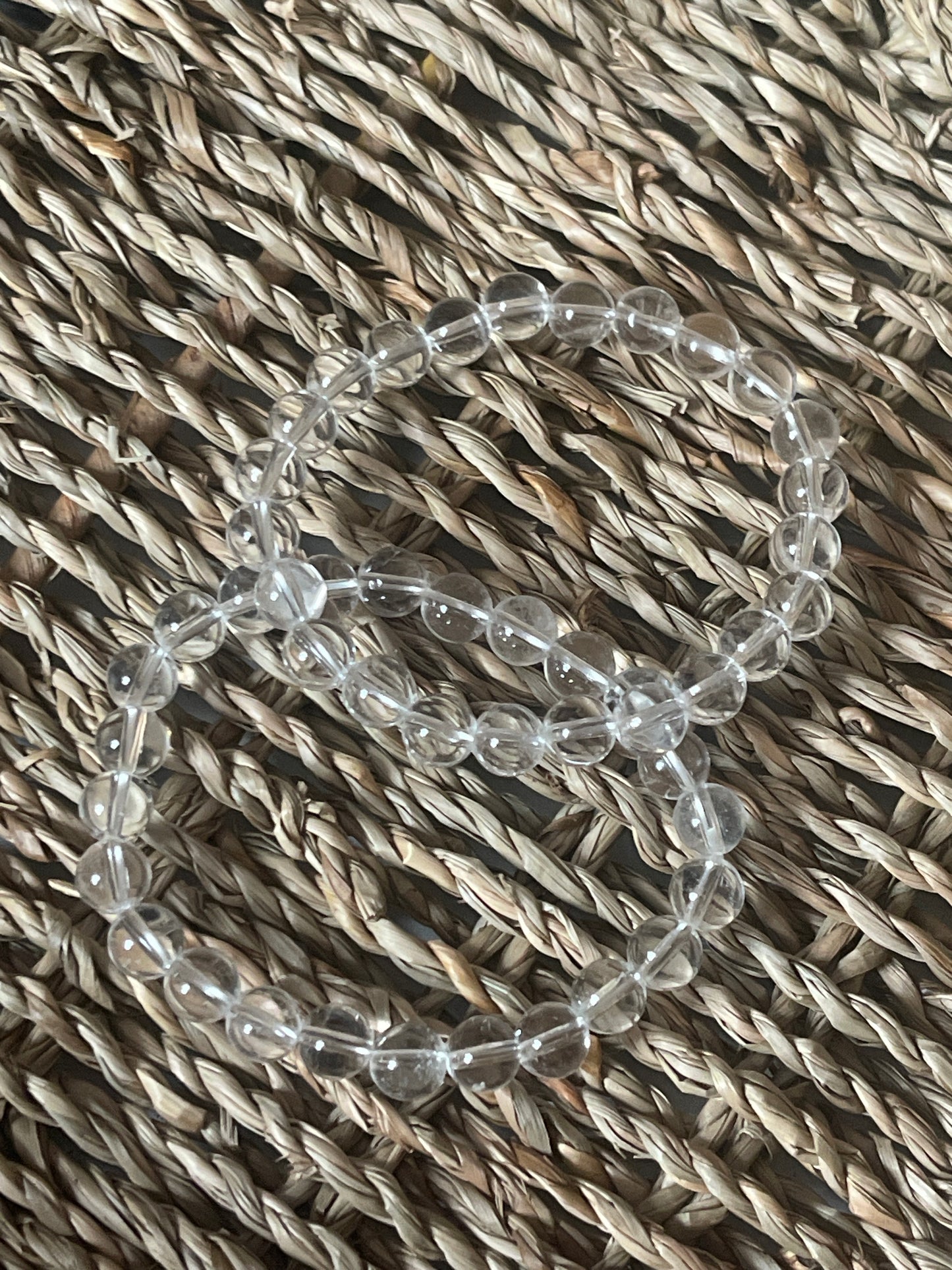 Clear Quartz Bracelet in Florida from Pure Energy Crystals In a basket 