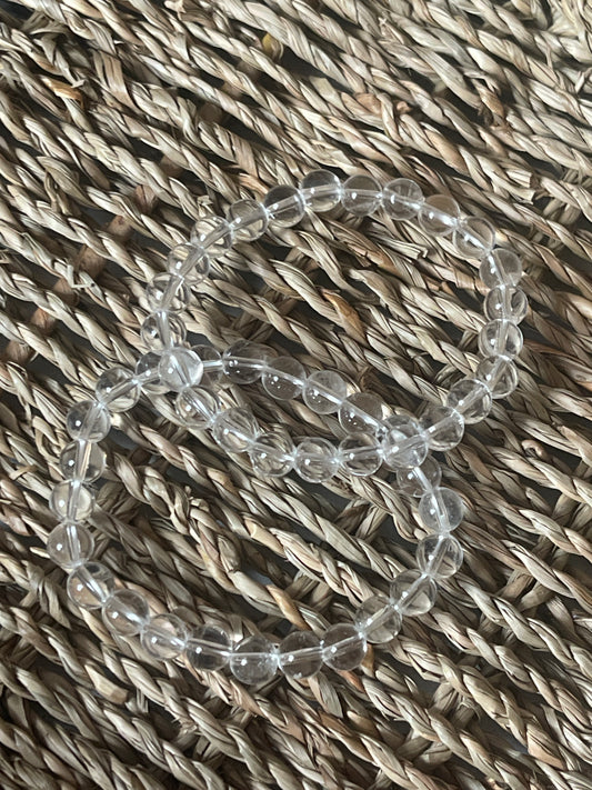 Clear Quartz Bracelet in Florida from Pure Energy Crystals In a basket 