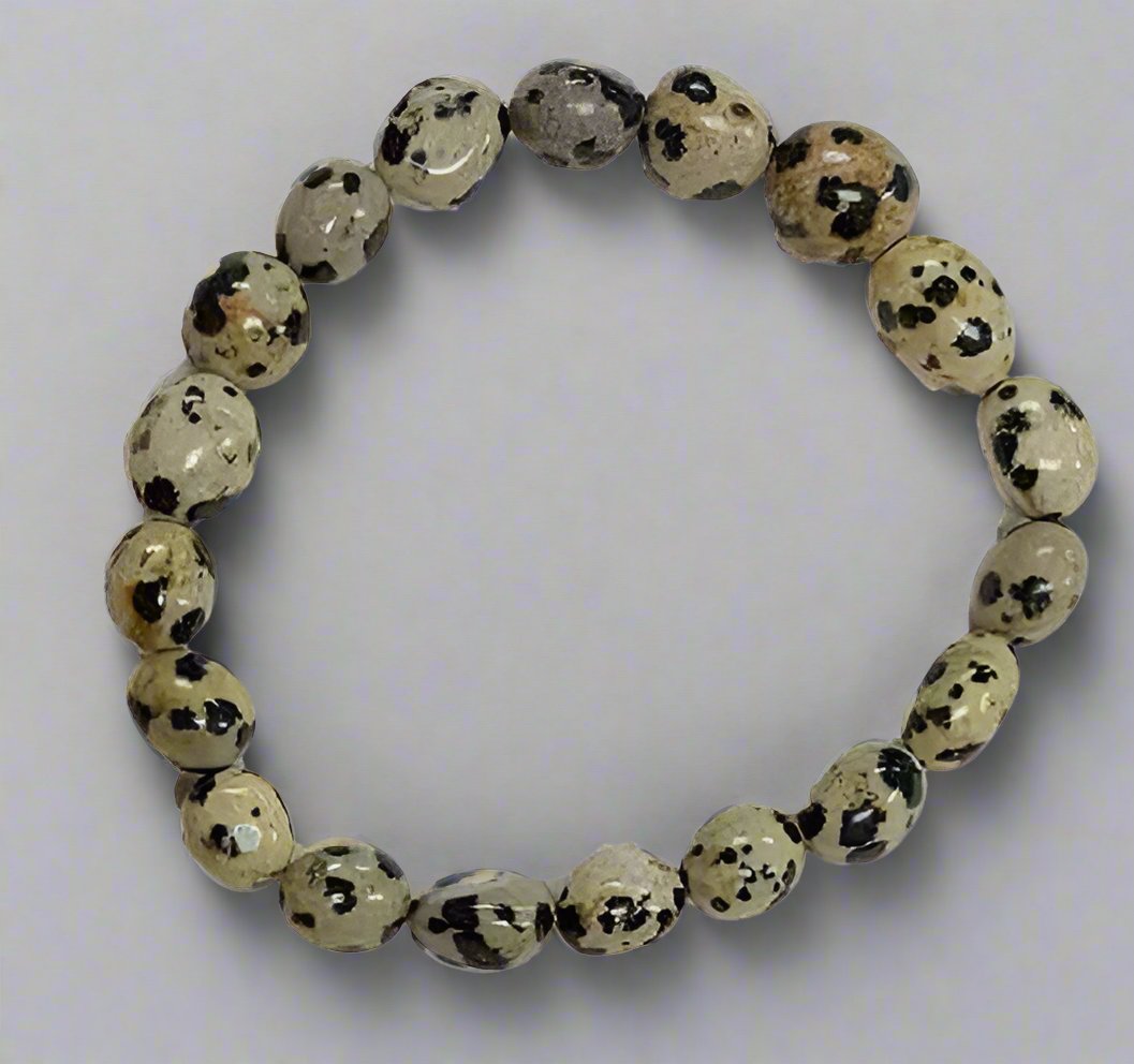 Dalmatian Jasper Nugget Bracelet