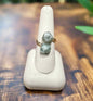 Green Aventurine Adjustable Ring - Rough - Gold