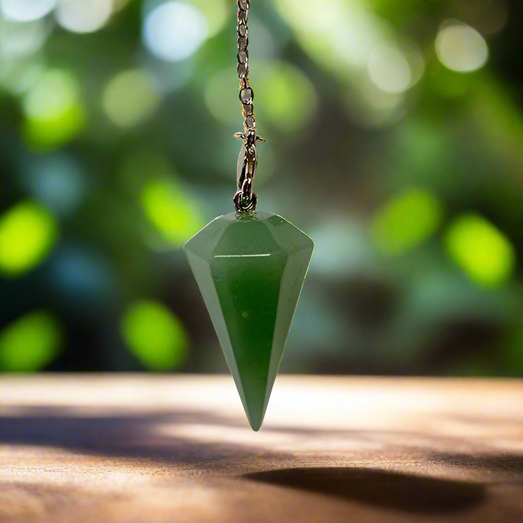 Green Aventurine Pendulum Approx 1.25 Inch Diameter