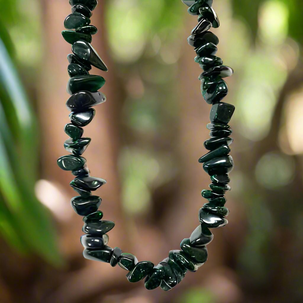 Green Goldstone Necklaces 30-32 Inches