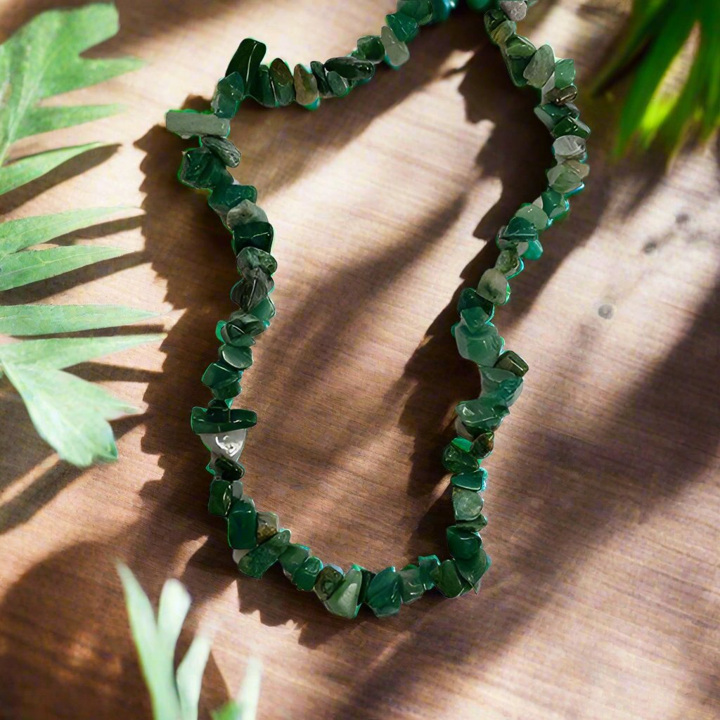 Green Jade Necklaces 30-32 Inches