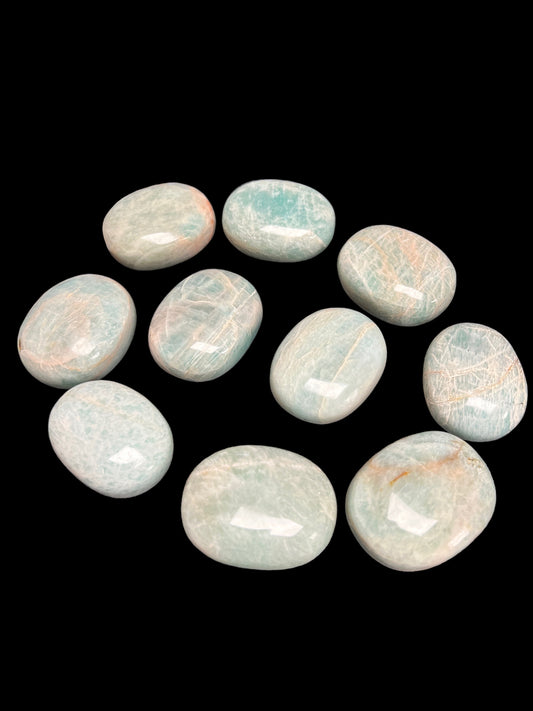 Amazonite Palm Stones