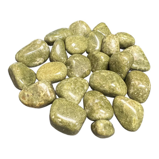 Green Jasper Tumbled Polished Stones