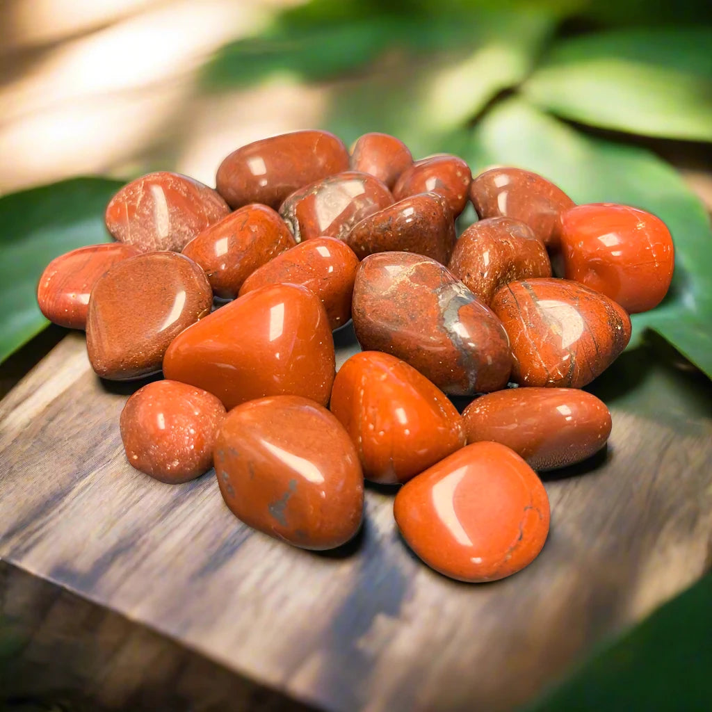 Red Jasper Tumbled Polished Stones