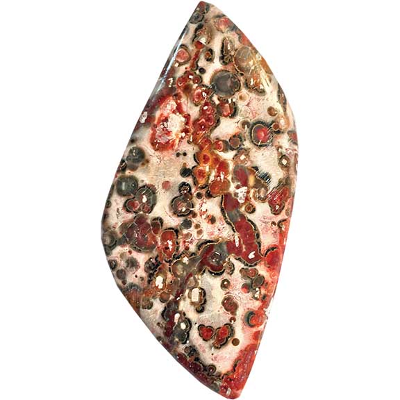 Red Leopardskin Jasper Cabochons