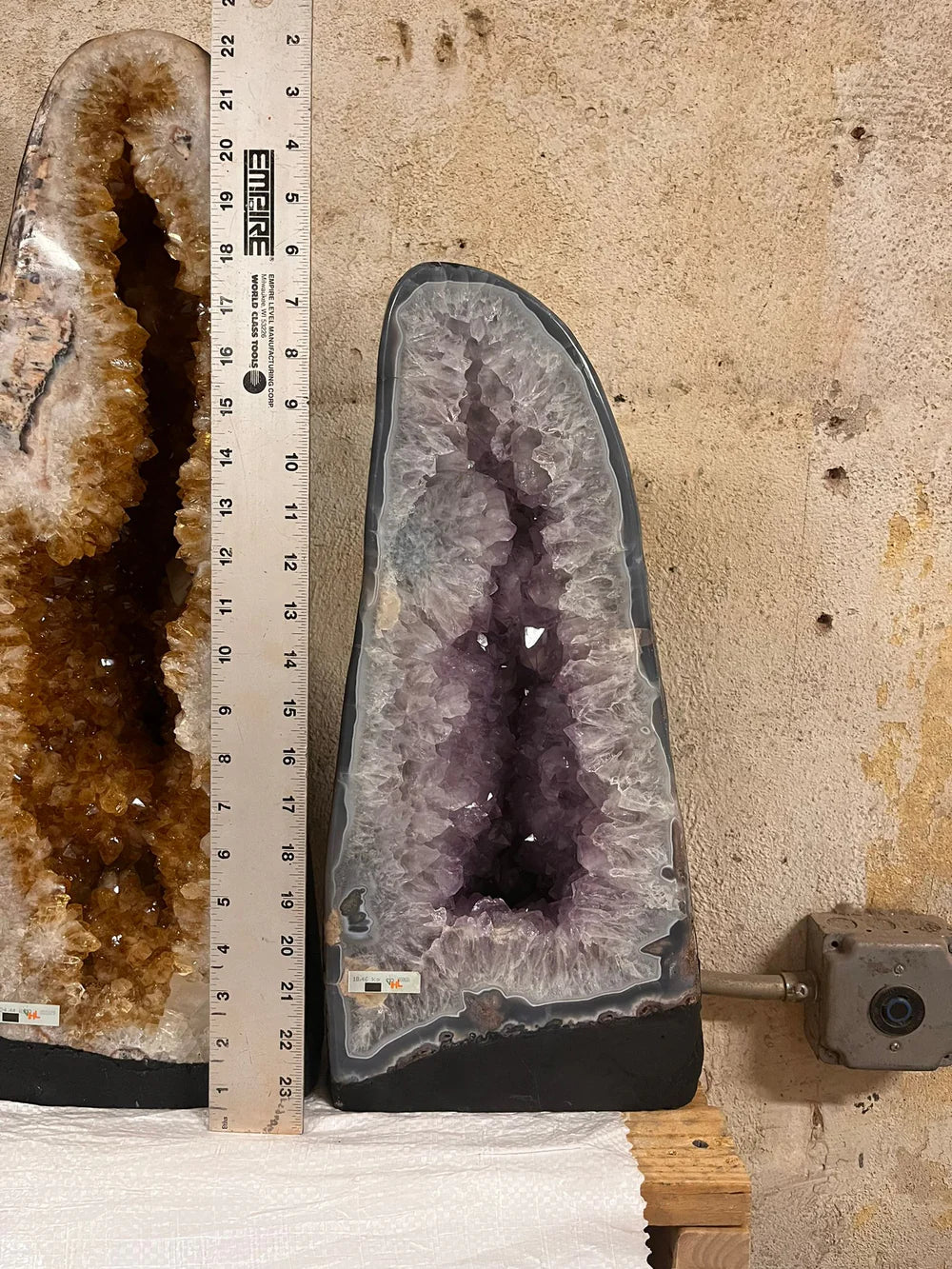 Mixed lot Amethyst and Citrine Cathedrals Lot Two