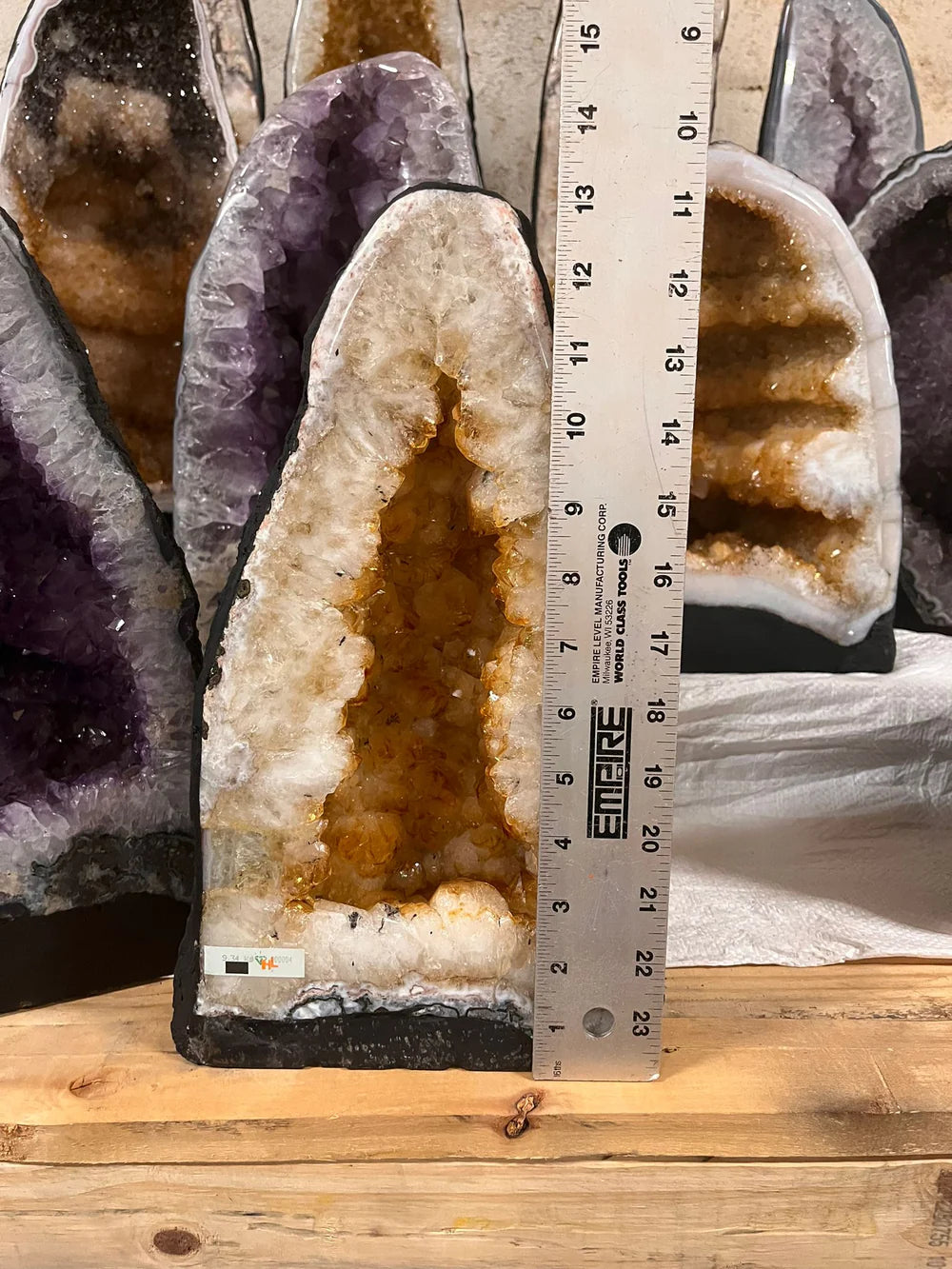 Mixed lot Amethyst and Citrine Cathedrals Lot Two