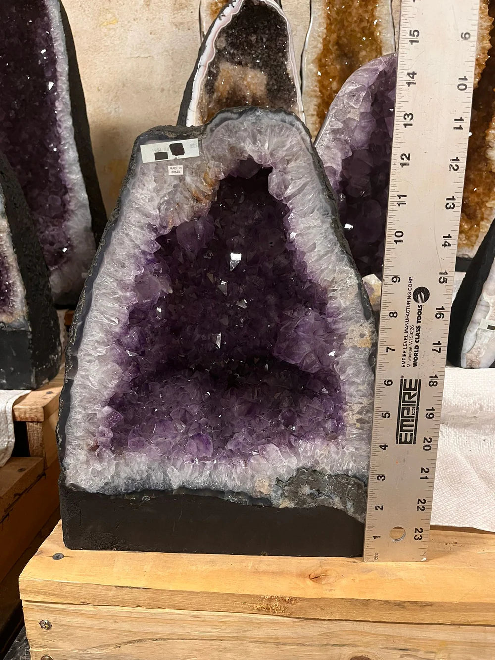 Mixed lot Amethyst and Citrine Cathedrals Lot Two
