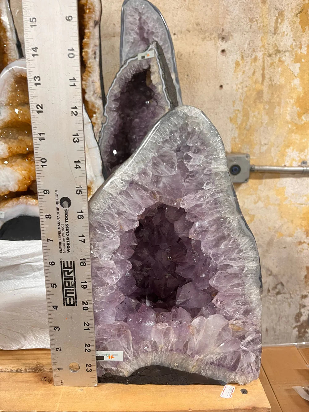 Mixed lot Amethyst and Citrine Cathedrals Lot Two