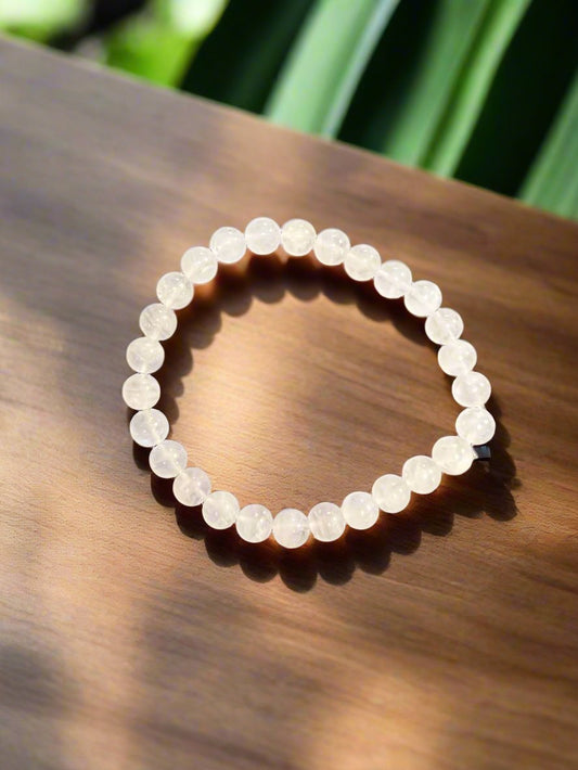 Moonstone 7mm Round Bracelet