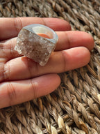 Natural Agate Druzy Ring Pure Energy Crystals Florida