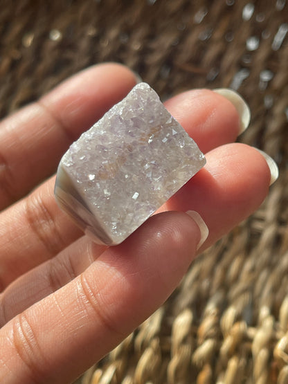 Natural Agate Druzy Ring Pure Energy Crystals Florida