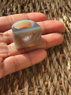 Natural Agate Druzy Ring Pure Energy Crystals Florida
