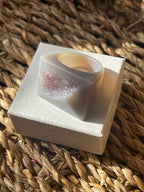 Natural Agate Druzy Ring Pure Energy Crystals Florida