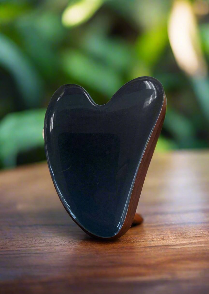 Obsidian Guasha Stone